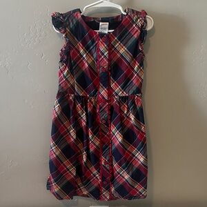 Gymboree Red and Blue Plaid Dress